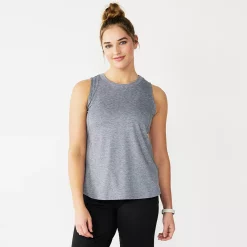 Women's Tek Gear® Easy High-Low Tank 11 Women's Tek Gear® Easy High-Low Tank -Tek Gear store 5273656 Smokey Slate