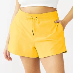 Plus Size Tek Gear® Essential Drawstring Shorts -Tek Gear store 5280466 Campfire