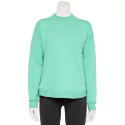Women's Tek Gear® Ultrasoft Fleece Mockneck Sweatshirt -Tek Gear store 5523249 Shy Green