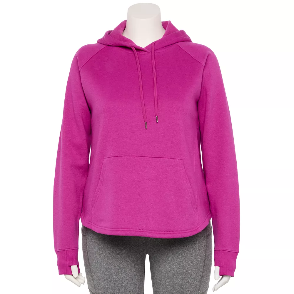 Plus Size Tek Gear® Ultrasoft Fleece Hoodie 3 Plus Size Tek Gear® Ultrasoft Fleece Hoodie - Image 3