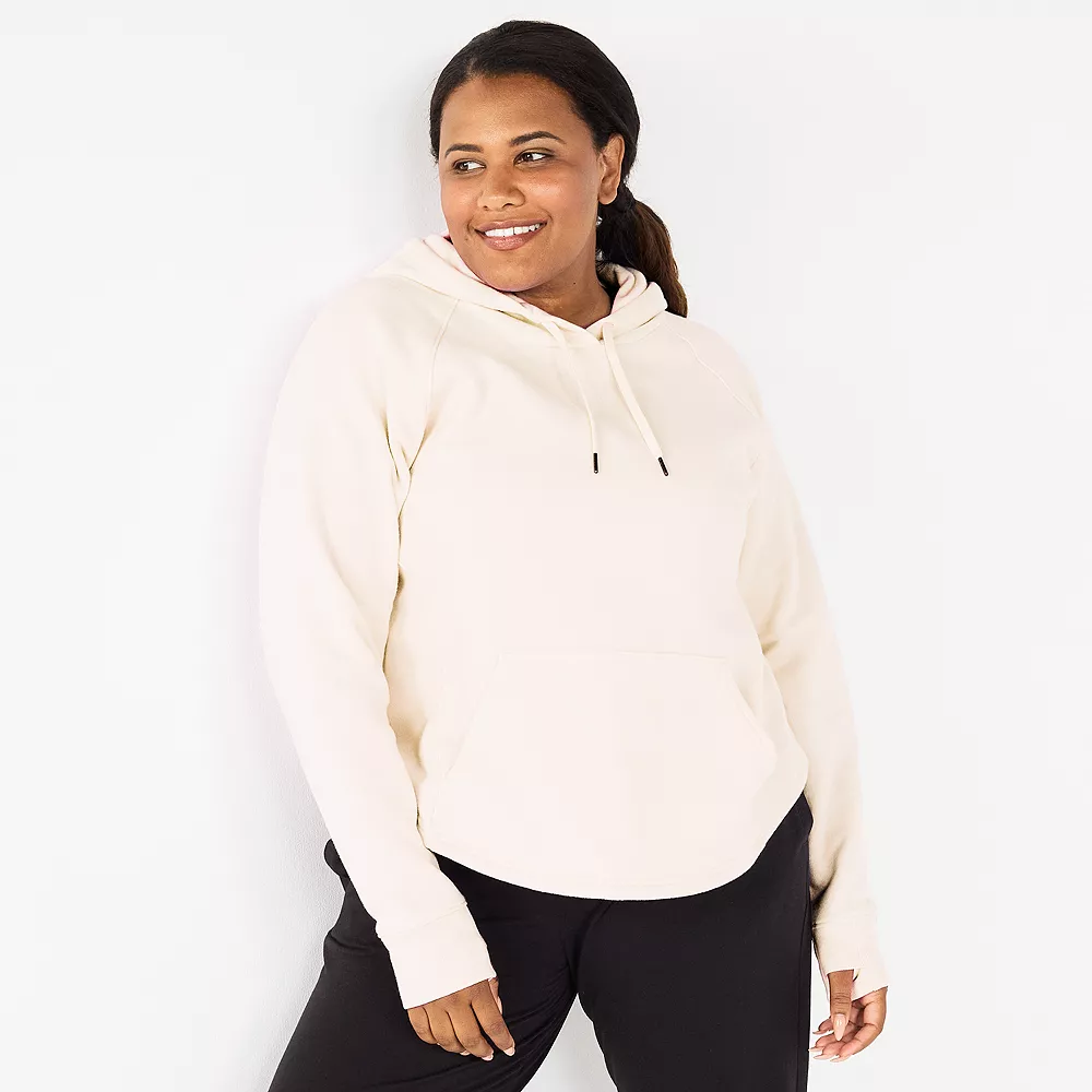 Plus Size Tek Gear® Ultrasoft Fleece Hoodie 9 Plus Size Tek Gear® Ultrasoft Fleece Hoodie - Image 9