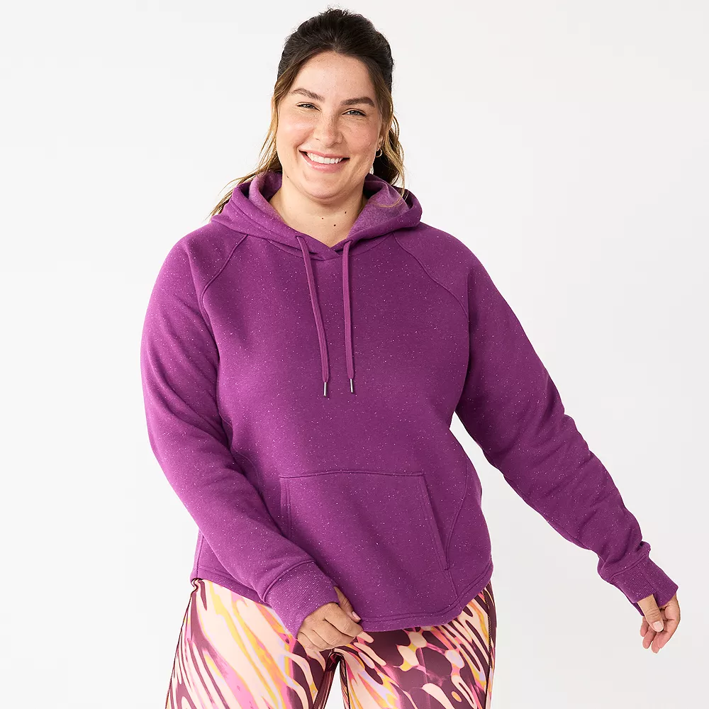 Plus Size Tek Gear® Ultrasoft Fleece Hoodie 8 Plus Size Tek Gear® Ultrasoft Fleece Hoodie - Image 8