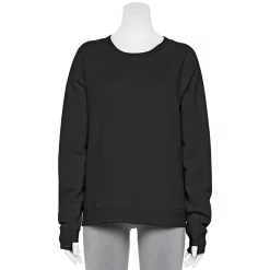 Women's Tek Gear® Ultrasoft Fleece Easy Sweatshirt -Tek Gear store 5543911 Black