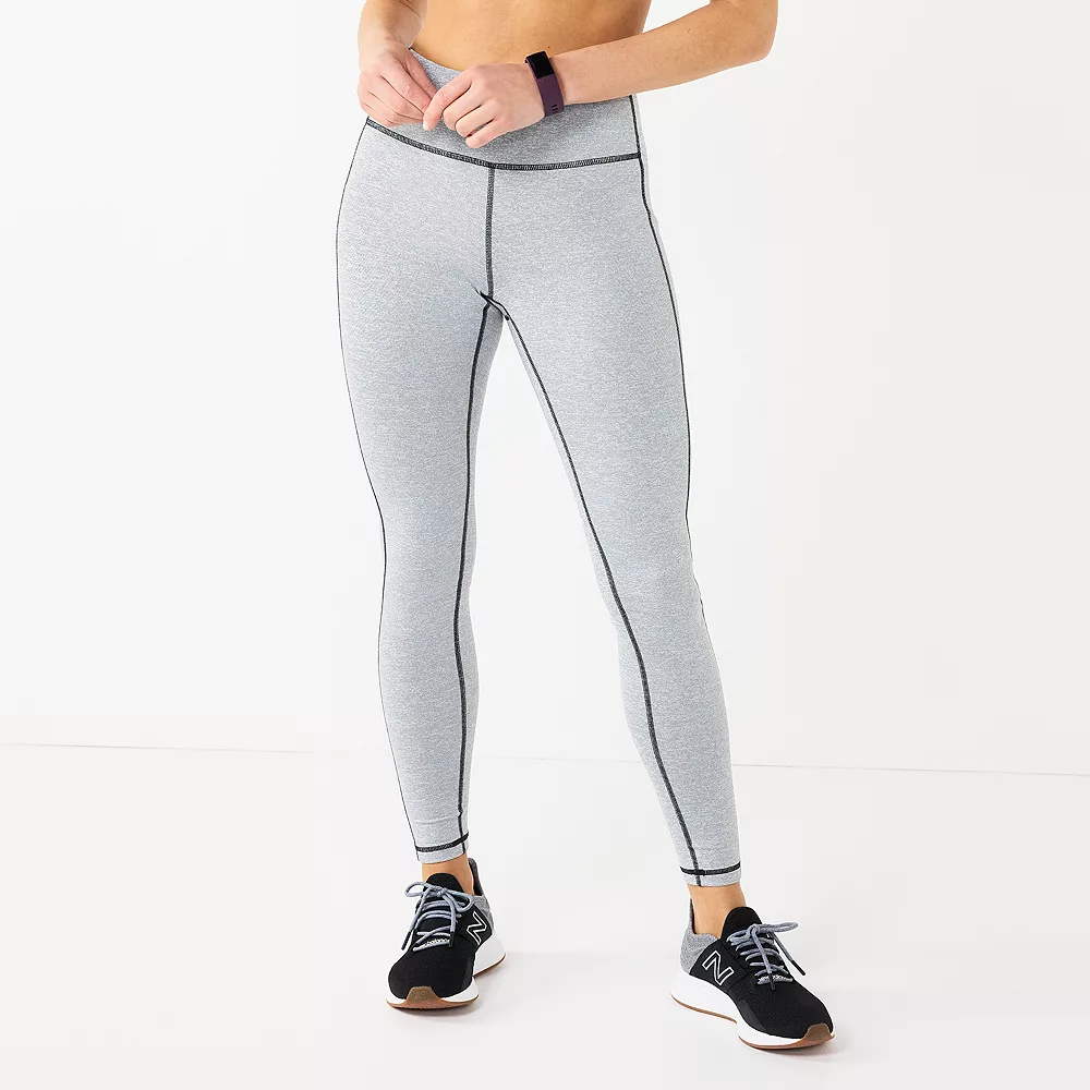 Women's Tek Gear® Ultrastretch High-Waisted Side Pocket Full-Length Leggings 2 Women's Tek Gear® Ultrastretch High-Waisted Side Pocket Full-Length Leggings - Image 2