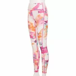 Women's Tek Gear® Ultrastretch High-Waisted Side Pocket Full-Length Leggings 19 Women's Tek Gear® Ultrastretch High-Waisted Side Pocket Full-Length Leggings -Tek Gear store 5550156 Pink Watercolor Print