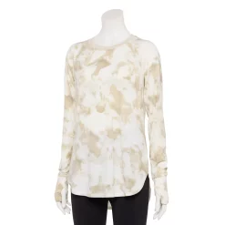 Women's Tek Gear® Long Sleeve Tunic -Tek Gear store 5560866 Beige Dye