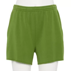 Women's Tek Gear® French Terry Raw-Hem Shorts 12 Women's Tek Gear® French Terry Raw-Hem Shorts -Tek Gear store 5562072 Pesto Olve