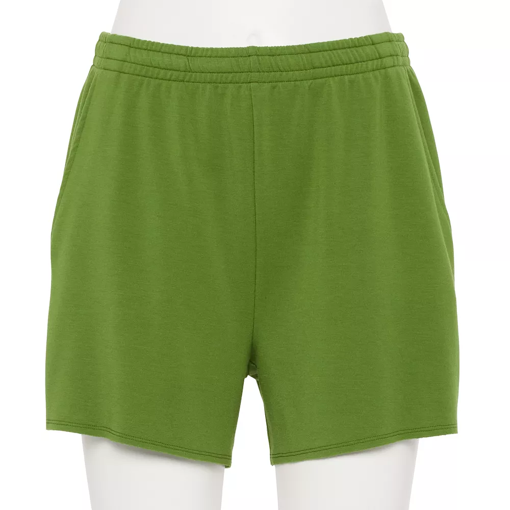 Women's Tek Gear® French Terry Raw-Hem Shorts 5 Women's Tek Gear® French Terry Raw-Hem Shorts - Image 5