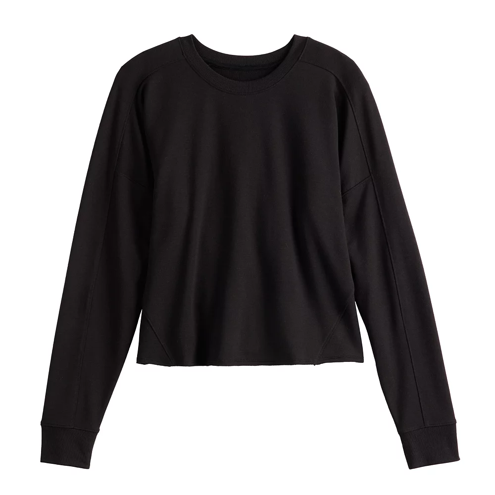 Women's Tek Gear® Easy French Terry Raw-Seam Tee 10 Women's Tek Gear® Easy French Terry Raw-Seam Tee - Image 10