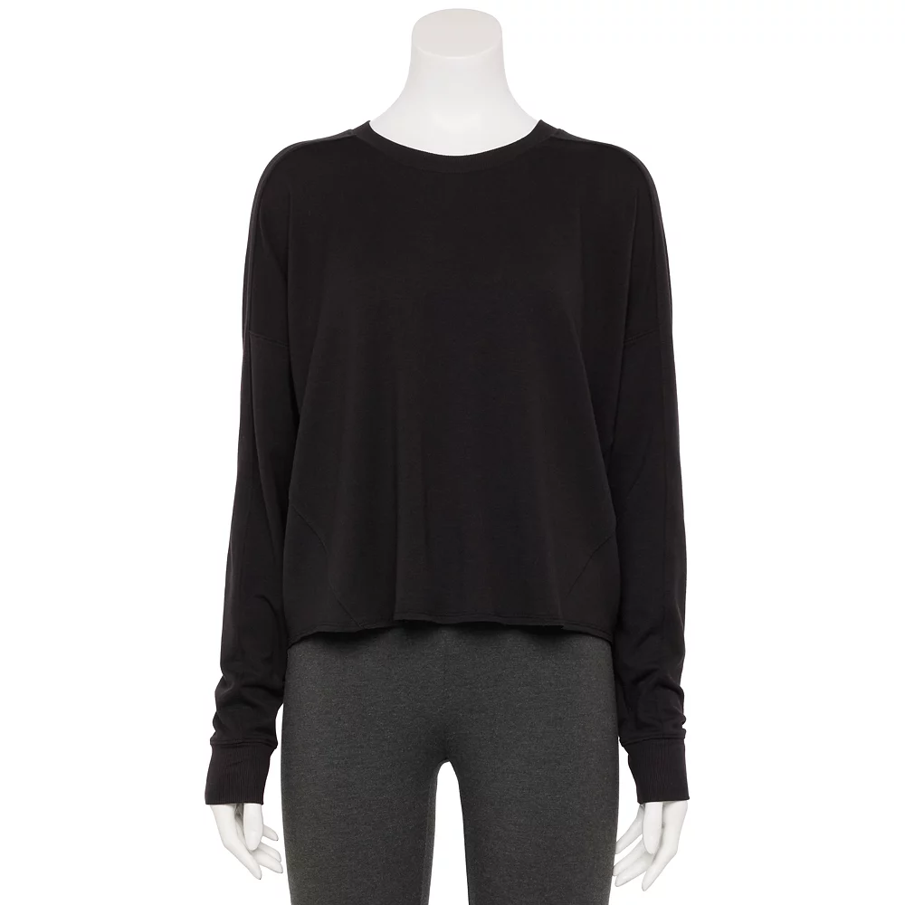 Women's Tek Gear® Easy French Terry Raw-Seam Tee 8 Women's Tek Gear® Easy French Terry Raw-Seam Tee - Image 8