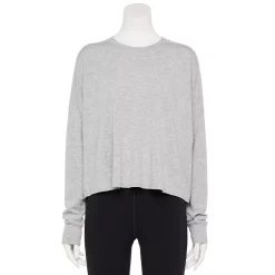 Women's Tek Gear® Easy French Terry Raw-Seam Tee 16 Women's Tek Gear® Easy French Terry Raw-Seam Tee -Tek Gear store 5562562 Metro Heather