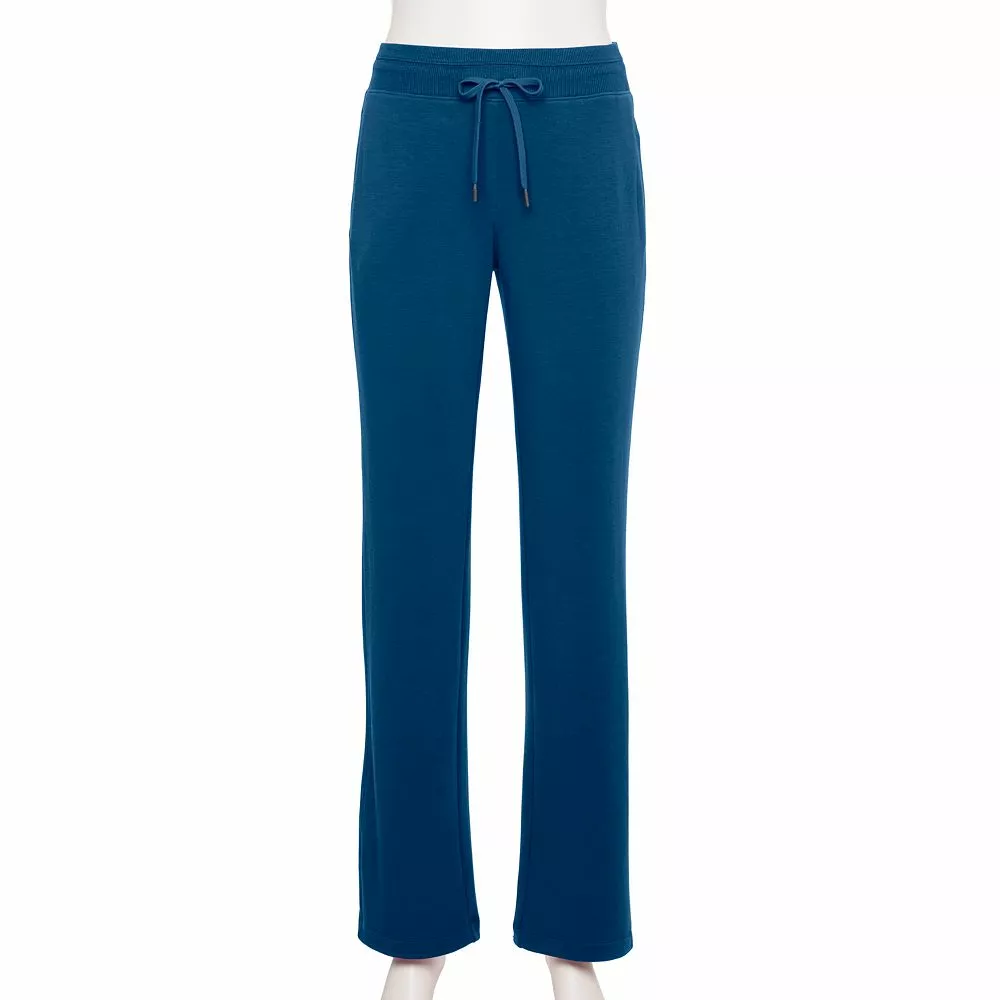 Women's Tek Gear® French Terry Straight-Leg Pants 1 Women's Tek Gear® French Terry Straight-Leg Pants