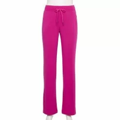 Women's Tek Gear® French Terry Straight-Leg Pants 12 Women's Tek Gear® French Terry Straight-Leg Pants -Tek Gear store 5562619 Fantasy Berry