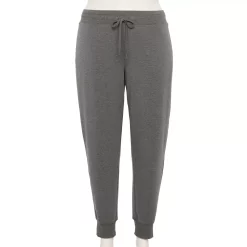 Plus Size Tek Gear® French Terry Joggers -Tek Gear store 5568083 Charcoal