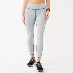 Women's Tek Gear® Ultrastretch High-Waisted Side Pocket 7/8 Leggings -Tek Gear store 5576168 Gray