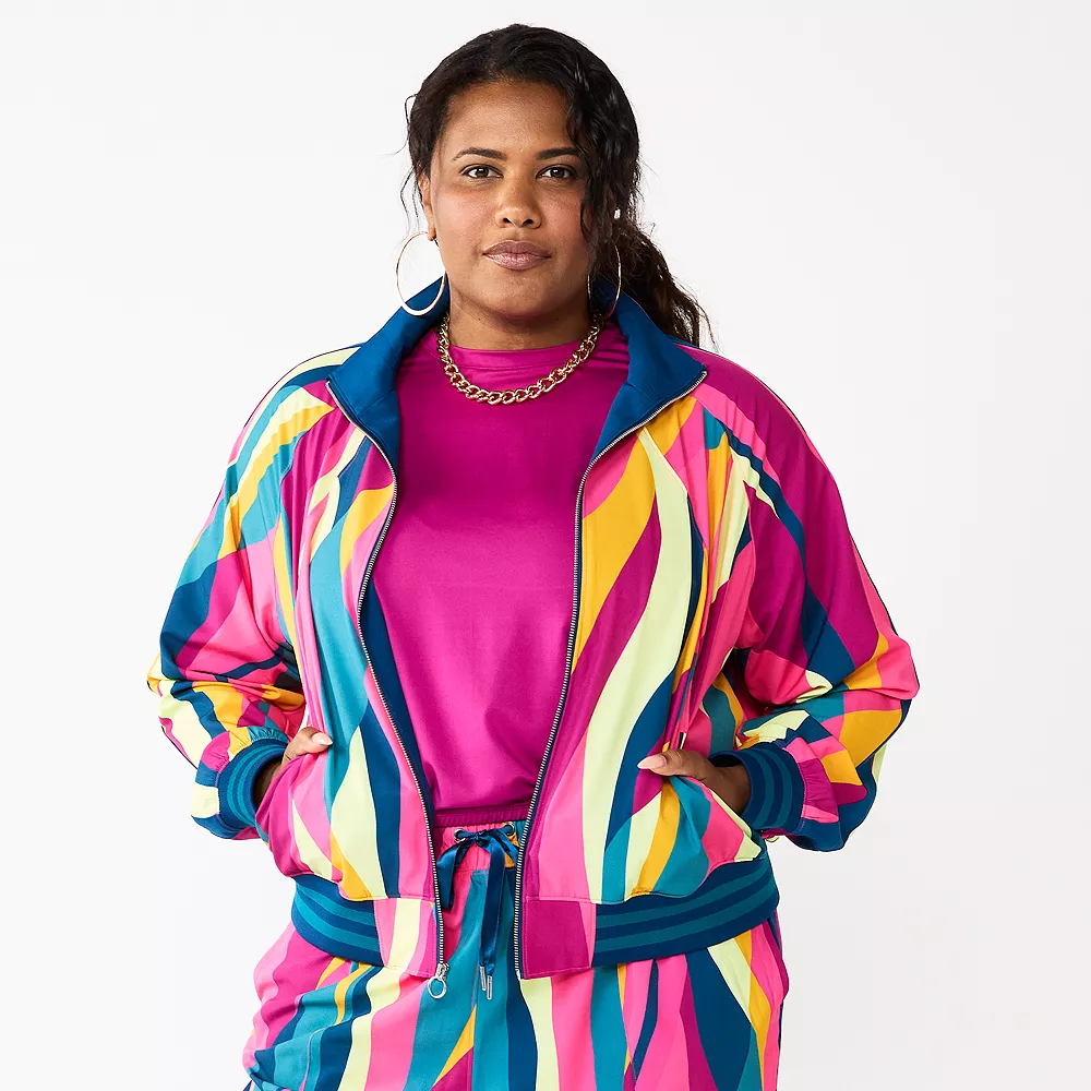 Plus Size Tek Gear® Woven Tracksuit Jacket 2 Plus Size Tek Gear® Woven Tracksuit Jacket - Image 2