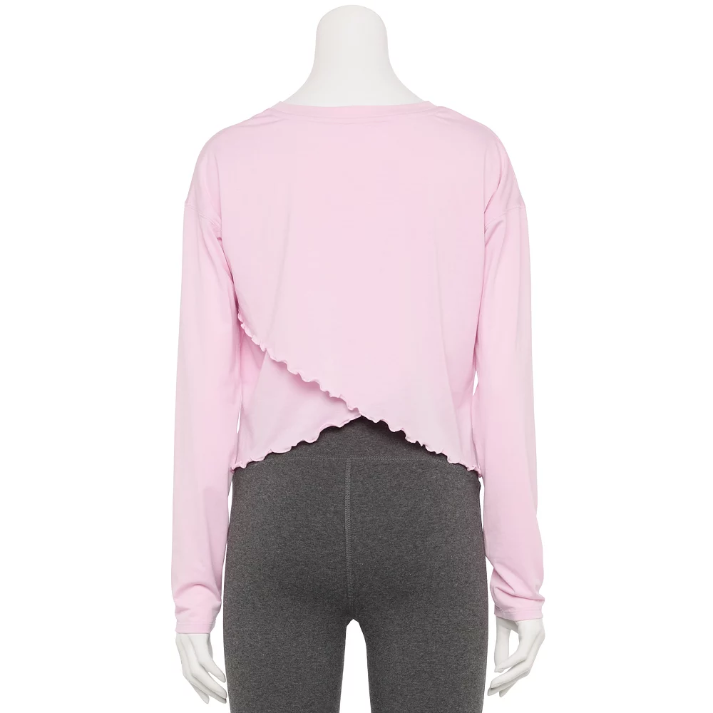 Women's Tek Gear® Lettuce-Edge Cross-Back Top 7 Women's Tek Gear® Lettuce-Edge Cross-Back Top - Image 7