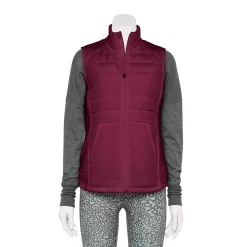 Women's Tek Gear® Mixed-Media Vest -Tek Gear store 5653460 Night Sangria