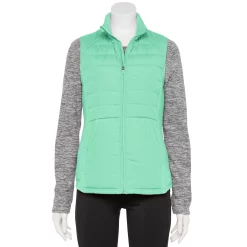 Women's Tek Gear® Mixed-Media Vest -Tek Gear store 5653460 Shy Green
