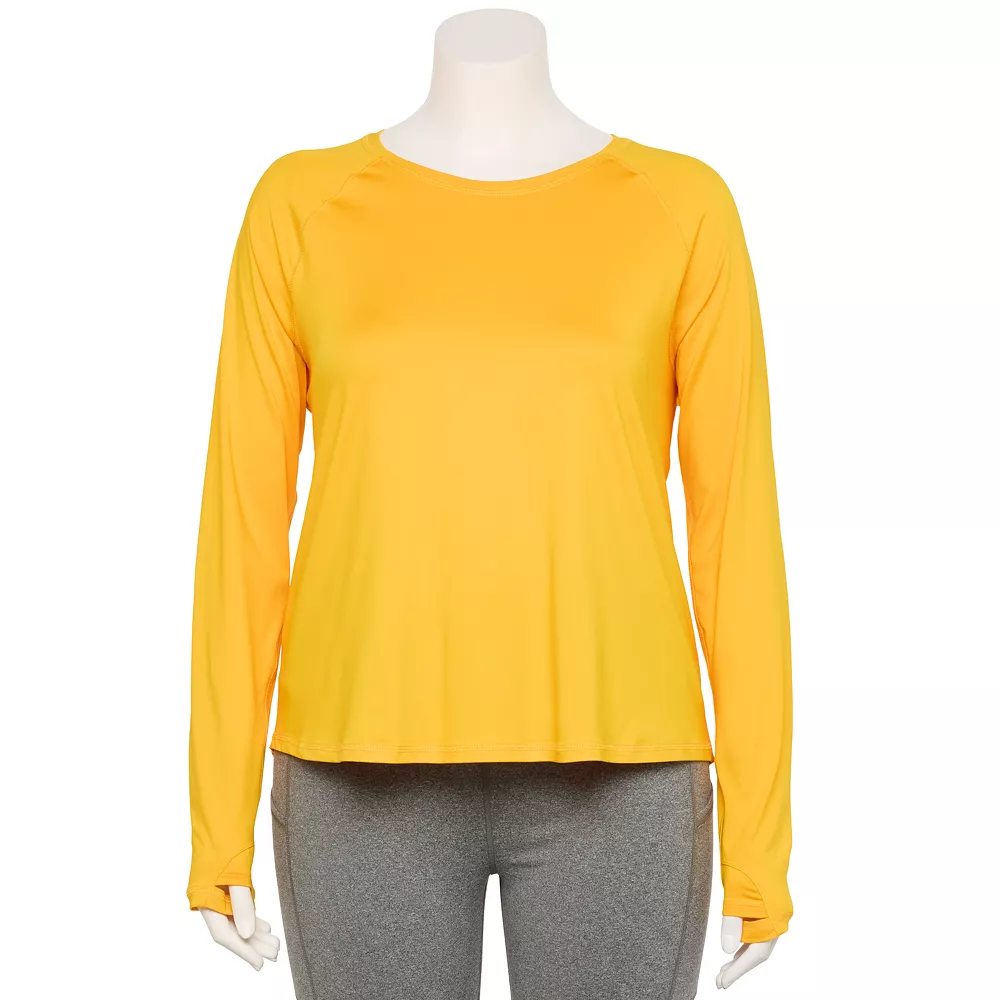 Plus Size Tek Gear® Performance Long Sleeve Tee 5 Plus Size Tek Gear® Performance Long Sleeve Tee - Image 5