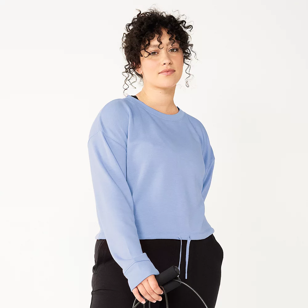 Women's Tek Gear® Stretch Fleece Cinched-Waist Top 3 Women's Tek Gear® Stretch Fleece Cinched-Waist Top - Image 3