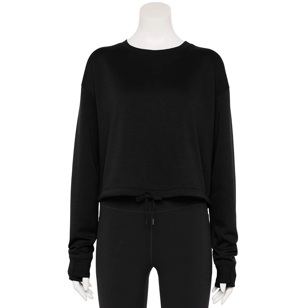 Women's Tek Gear® Stretch Fleece Cinched-Waist Top 1 Women's Tek Gear® Stretch Fleece Cinched-Waist Top