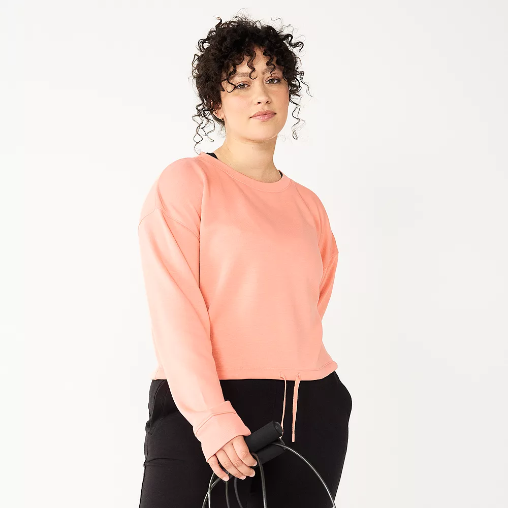 Women's Tek Gear® Stretch Fleece Cinched-Waist Top 4 Women's Tek Gear® Stretch Fleece Cinched-Waist Top - Image 4