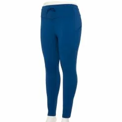 Plus Size Tek Gear® Ultrastretch Drawstring-Waist Leggings 10 Plus Size Tek Gear® Ultrastretch Drawstring-Waist Leggings -Tek Gear store 5662889 Blue Crayon