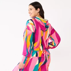 Women's Tek Gear® French-Terry Cropped Hoodie -Tek Gear store 5665099 ALT