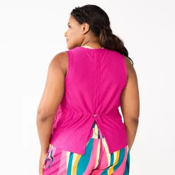 Plus Size Tek Gear® Cinched-Back Tank -Tek Gear store 5667286 ALT