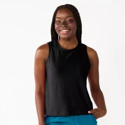 Women's Tek Gear® Cinched-Back Tank 10 Women's Tek Gear® Cinched-Back Tank -Tek Gear store 5671137 Black