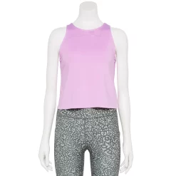Women's Tek Gear® Crop Running Tank -Tek Gear store 5671512 Little Lavender