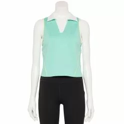 Women's Tek Gear® Perforated Tennis Tank -Tek Gear store 5674230 Shy Green
