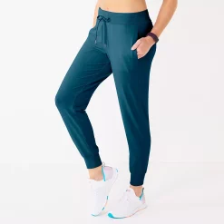 Petite Tek Gear® French Terry Joggers -Tek Gear store 5686551 Blue Crayon