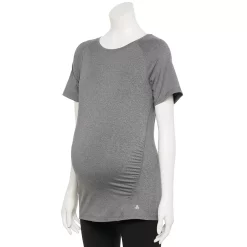 Maternity Tek Gear® Workout Tee -Tek Gear store 5913951 Mineral Black Sd