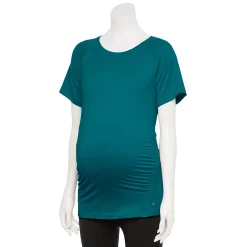 Maternity Tek Gear® Workout Tee -Tek Gear store 5913951 Night Life Teal