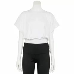 Women's Tek Gear® Batwing Crop Top 7 Women's Tek Gear® Batwing Crop Top -Tek Gear store 5942076 Modern White